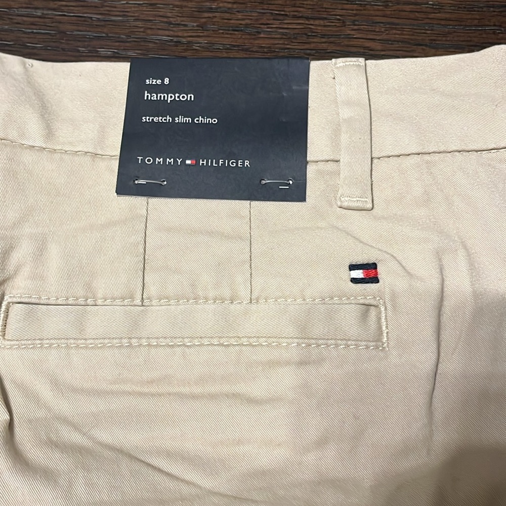 Tommy Hilfiger Cream Women's Trousers - Picture 9 of 12
